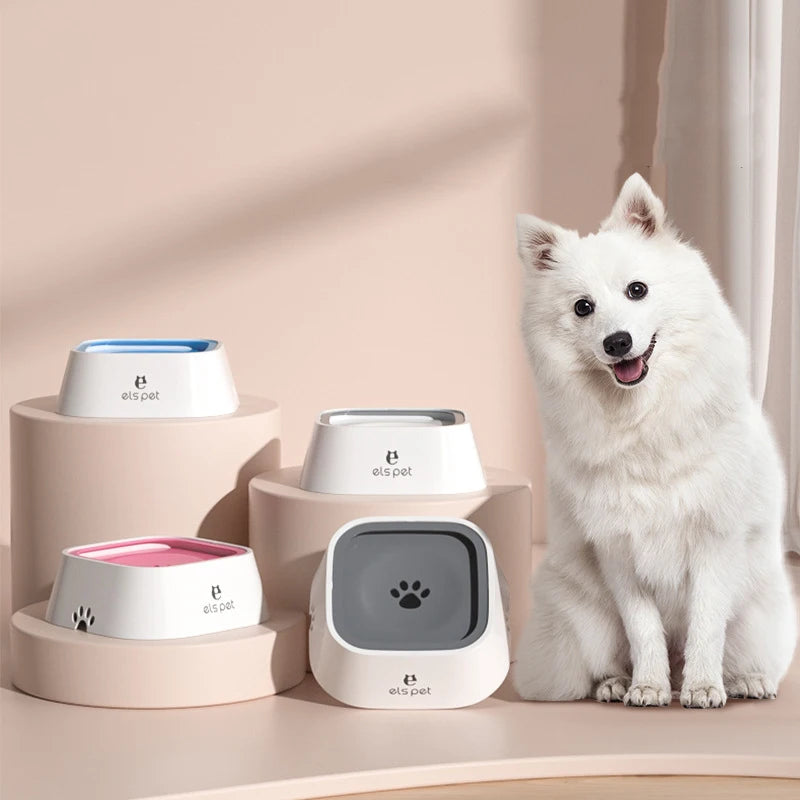 No-Spill Pet Water Bowl – Slow Feeder Drinking Dish for Dogs & Cats