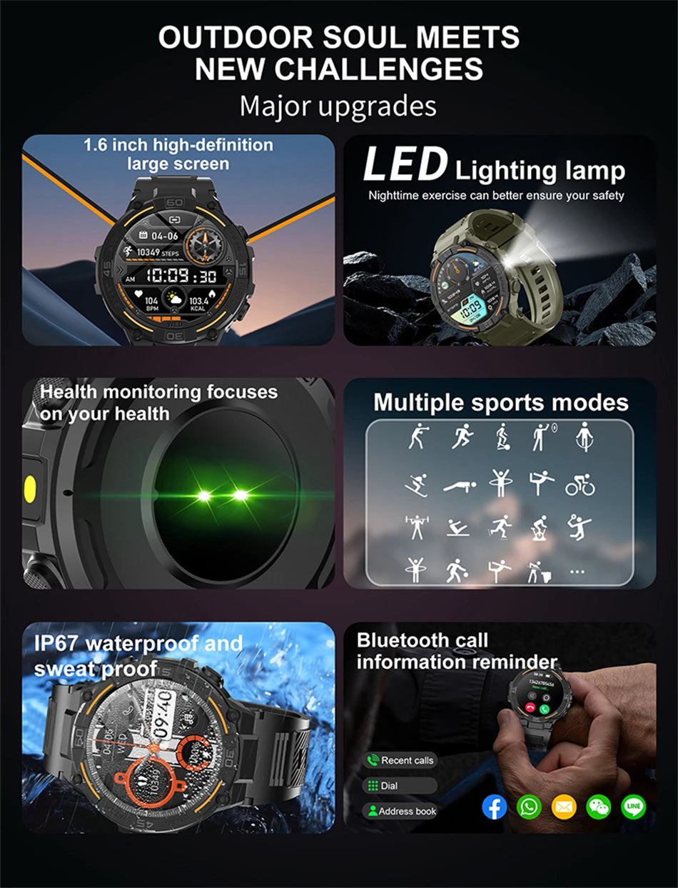 360 HD Smart Watch For Android IOS