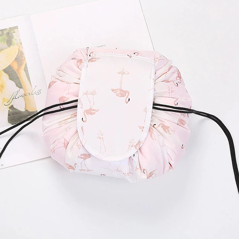 Women Drawstring Travel Storage Cosmetic Bag