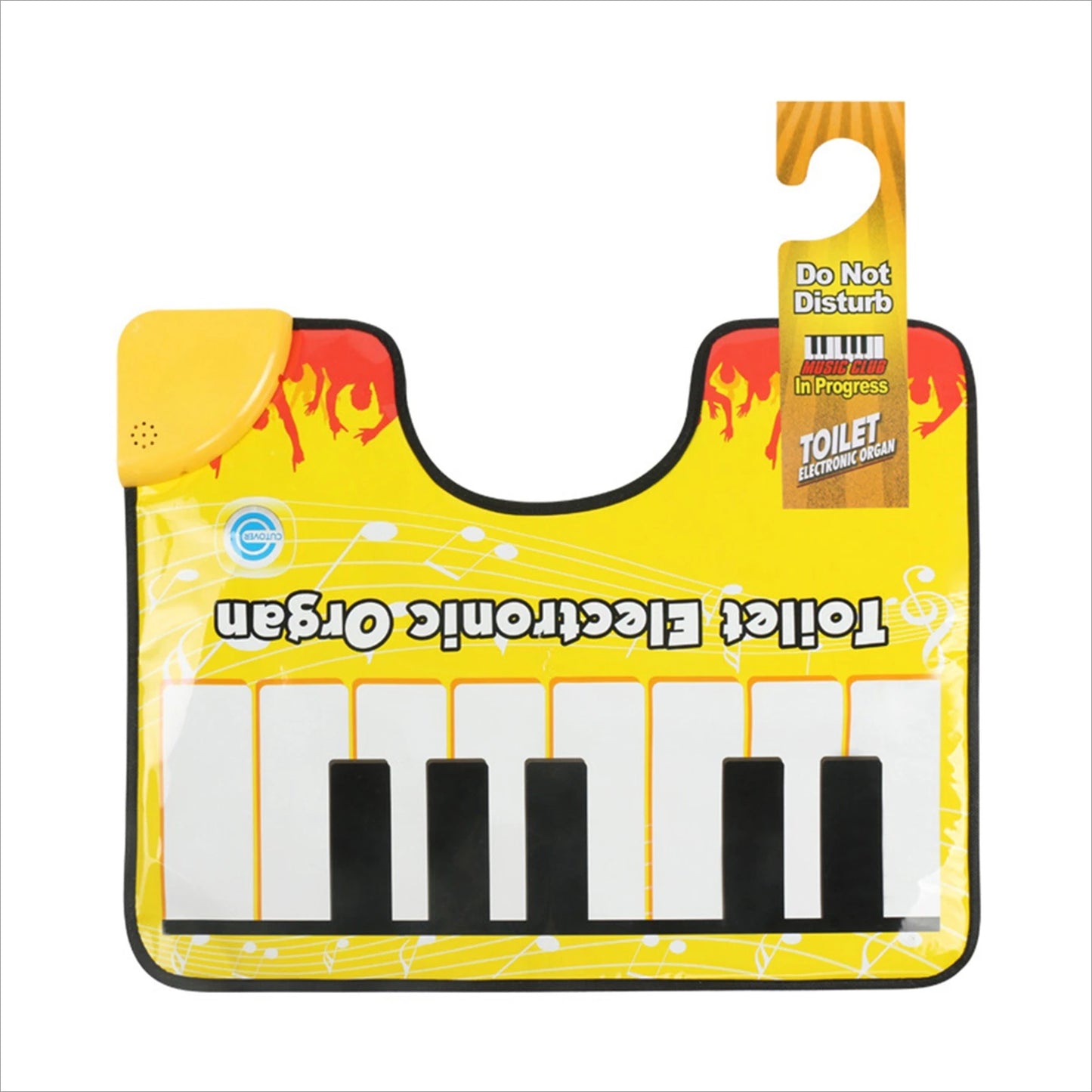 Home Bathroom Toilet Piano Music Carpet Creative Sounding Rug Funny Toe Tapping Musical Piano Floor Pad Anti-slip Bath Mat