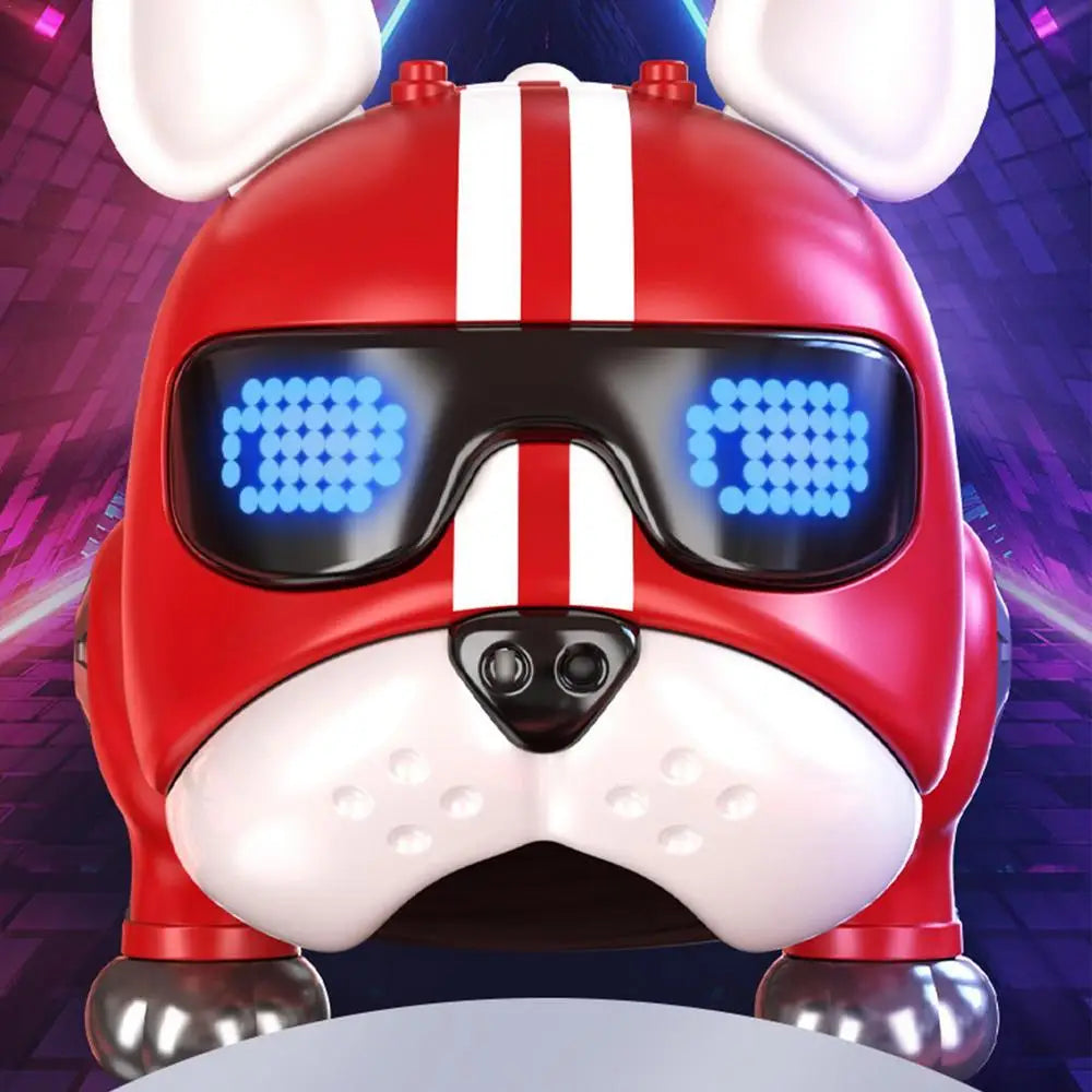Dance Music Bulldog Robot Intelligent Interactive Dog With Light Toys For Children Kids Early Education Baby Toy Boys Girl