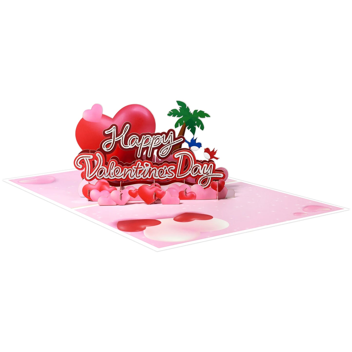 3D Love Pop Up Card for Valentine's Day Wedding Invitations Anniversary Wife Husband