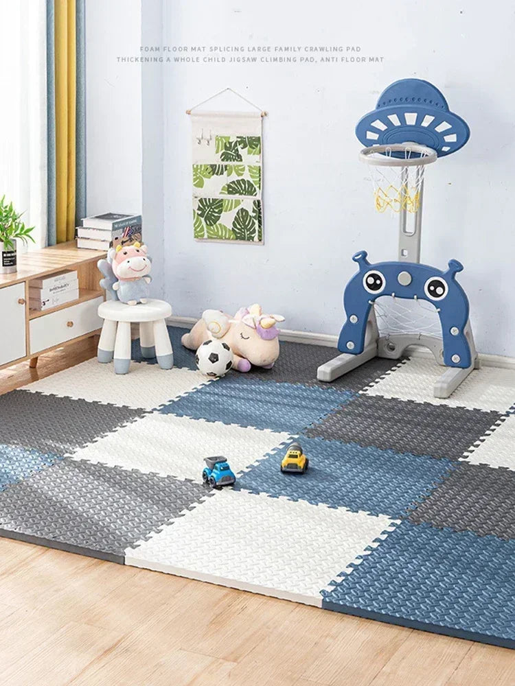 8/16PCS Non-Toxic Baby Play Mat, Interlocking Soft Foam Floor Mats for Kids' Play Area and Baby Floor Exercise Non-Slip Design