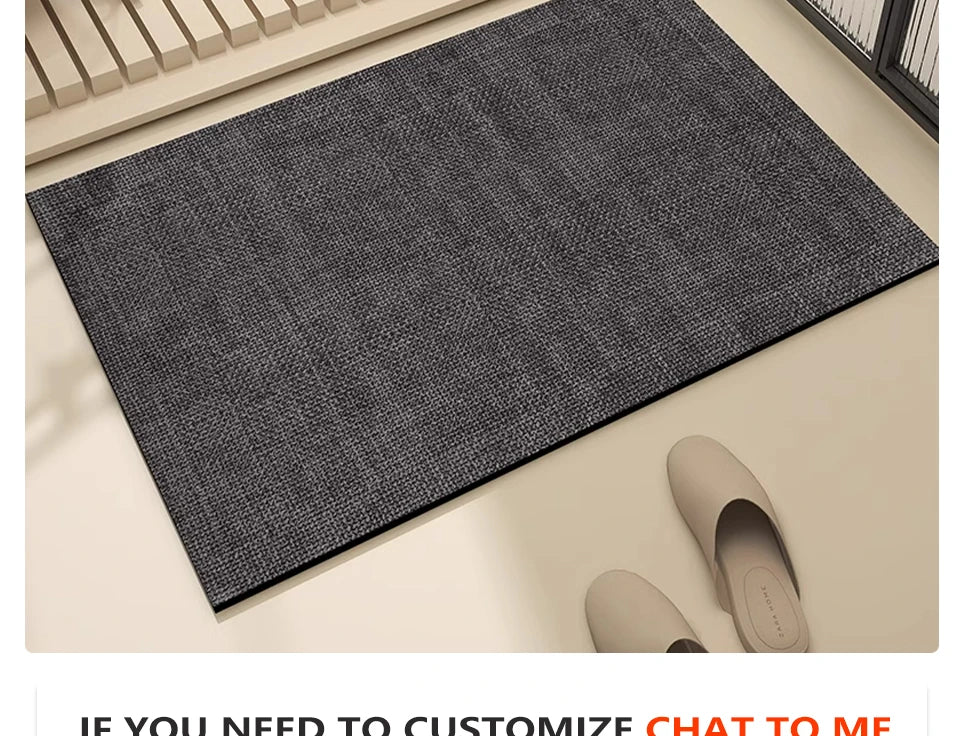 Bathroom Mat Absorbent Floor Mats Bath Carpet Soft Diatom Mud Non-slip Rug Toilet Doormat Entrance Door Tappeto Bagno Alfombra