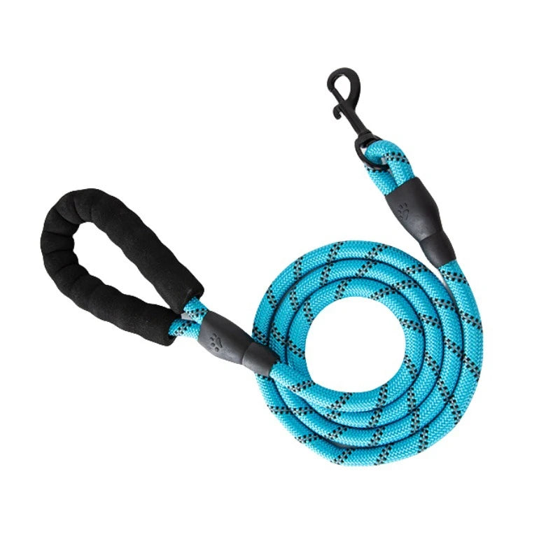 3M Reflective Dog Leash – Padded Handle, Heavy-Duty Double Traction Rope for Small to Large Dogs