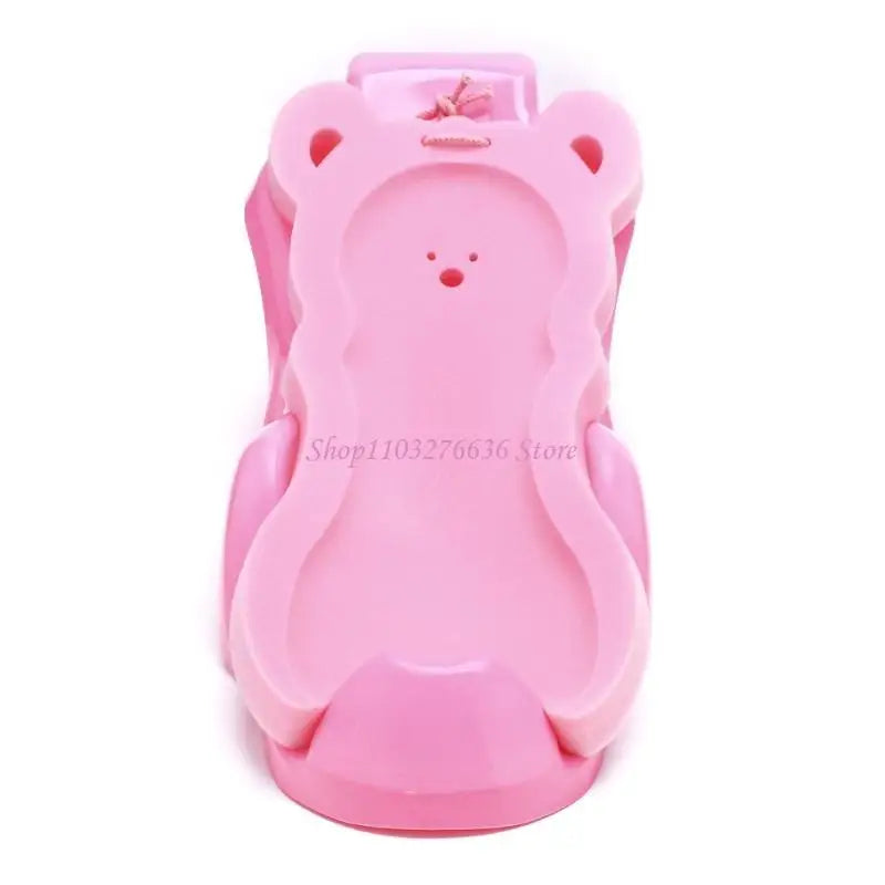 R6FD Portable Baby Bathtub Pad Bath Tub Shower Cushion Newborn Support for Seat Mat Anti-slip Baby Bath for Seat Floating Wat