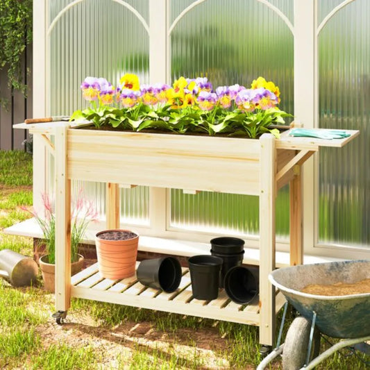 Wooden Planter Flower shelf Wood Planter Box
