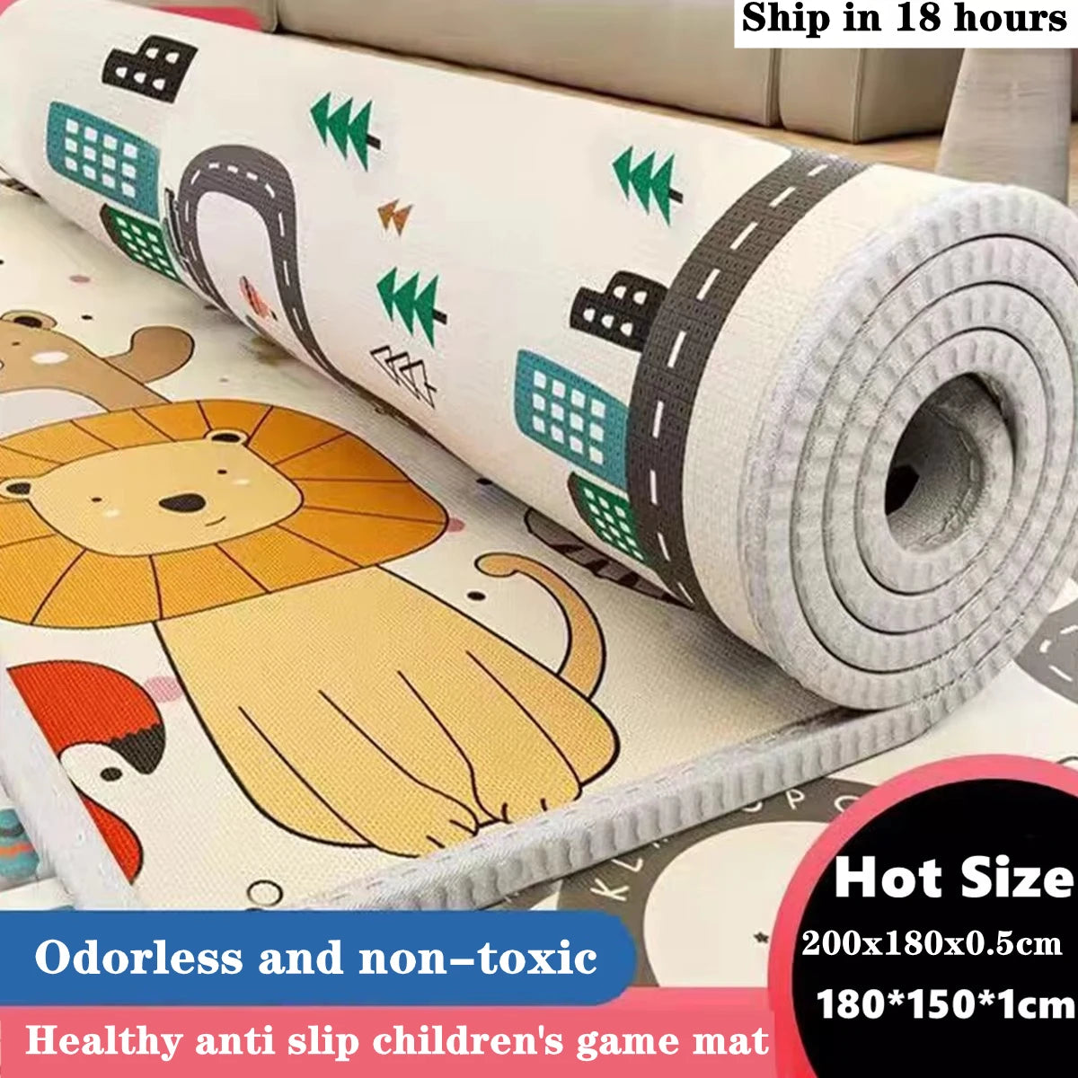5 sizes to choose Baby Crawling Play Mats Non-toxic High-quality EPE Baby Activity Gym Carpet Baby Game Children's Safety Rug