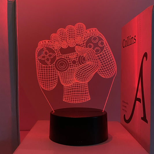 1pc Gamepad pattern atmosphere decorative lights, soft light with sleeping lights, holiday gifts for family and friends.
