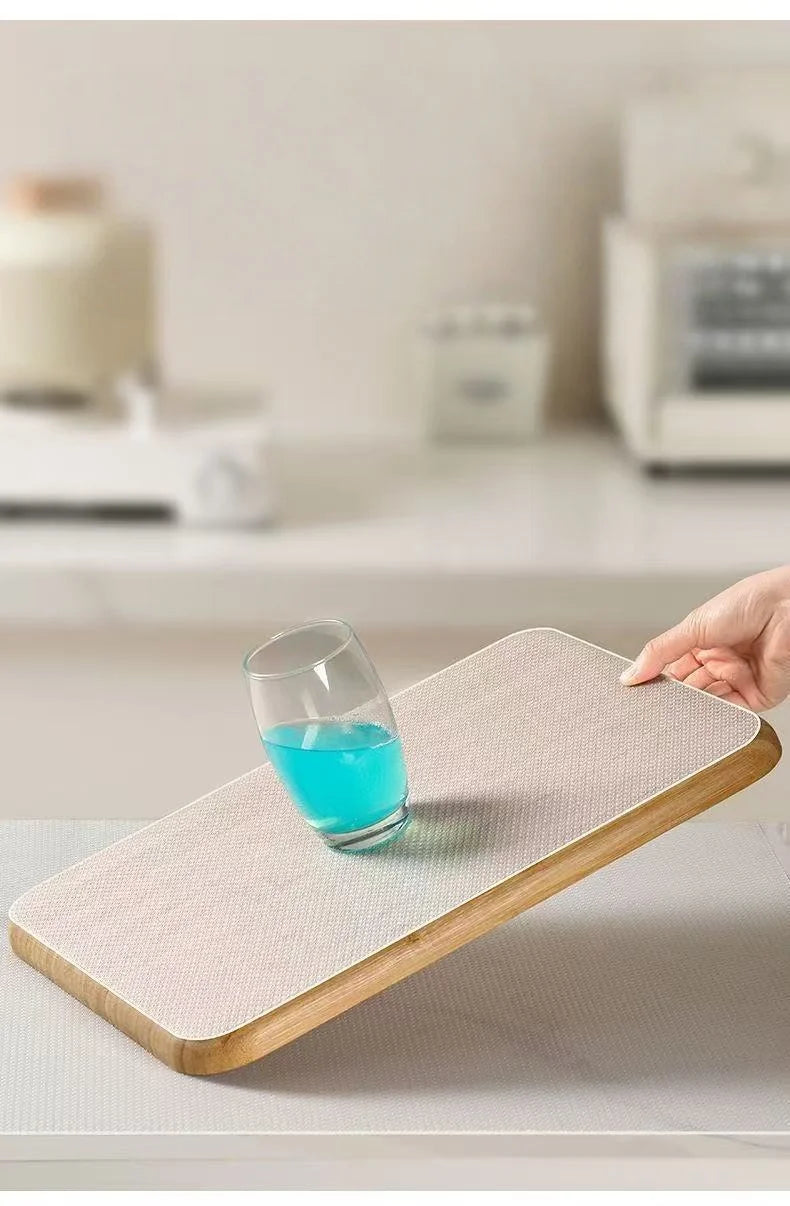Water Drop Pattern Kitchen Cabinet Liner Eva Waterproof Refrigerator Mat Placemat Non-Sticky Easy to Clean Drawer Liner Moisture-Proof and Mildew-Proof