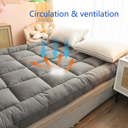 Queen Mattress Topper for Body Pain Relief