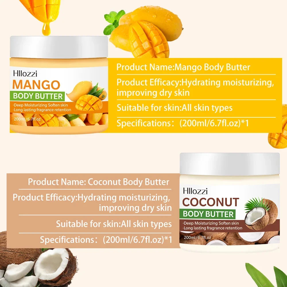 Coconut & Mango Flavor Body Butter Cream