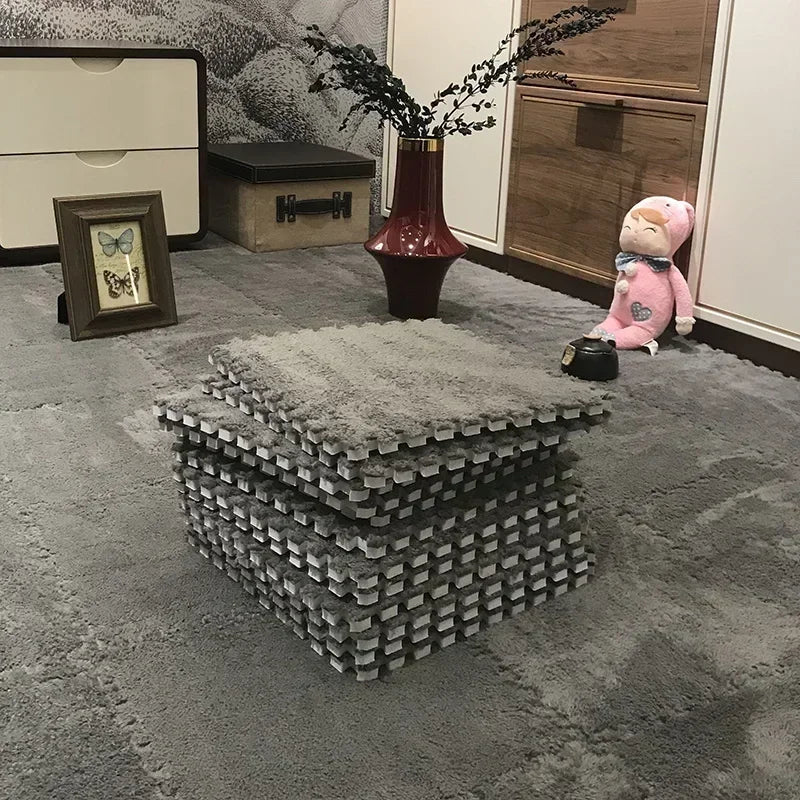 1-20 Pcs Padded Carpet for Baby Carpet Eva Foam Puzzle Carpet Soft Plush Children's Mat in Children's Room Keep Warm Playmat