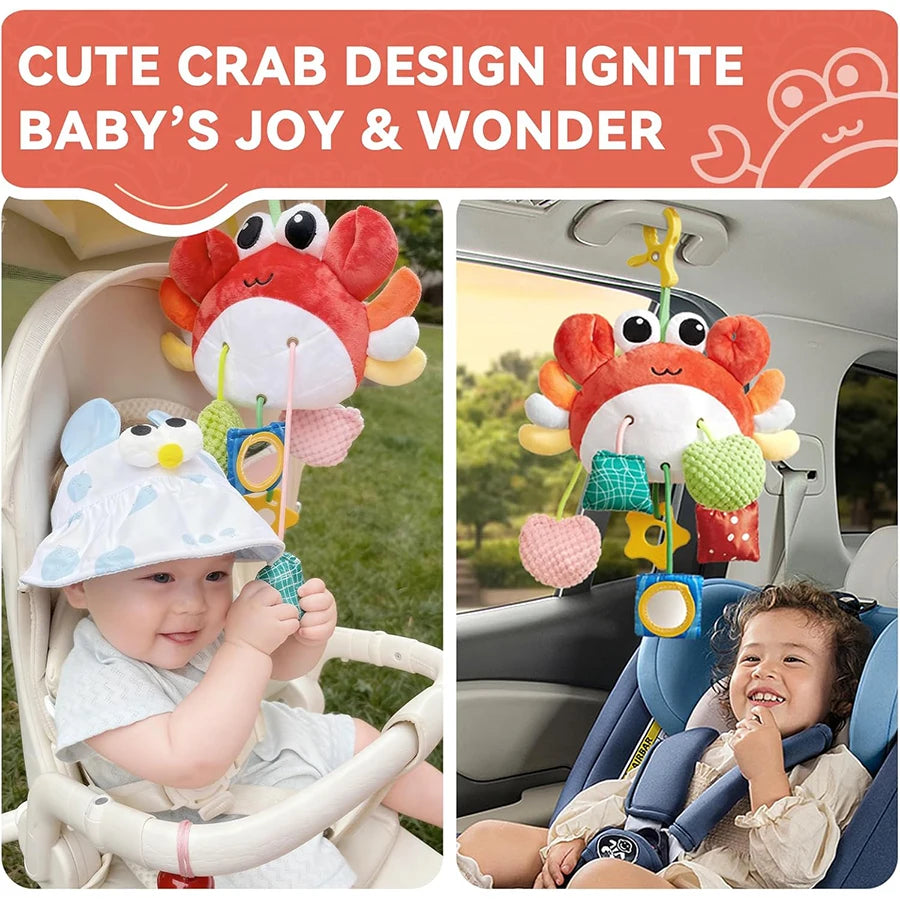 Baby Car Seat Toy, Baby Toys 0-6 Months Newborn Toys, Infant Sensory Toy
