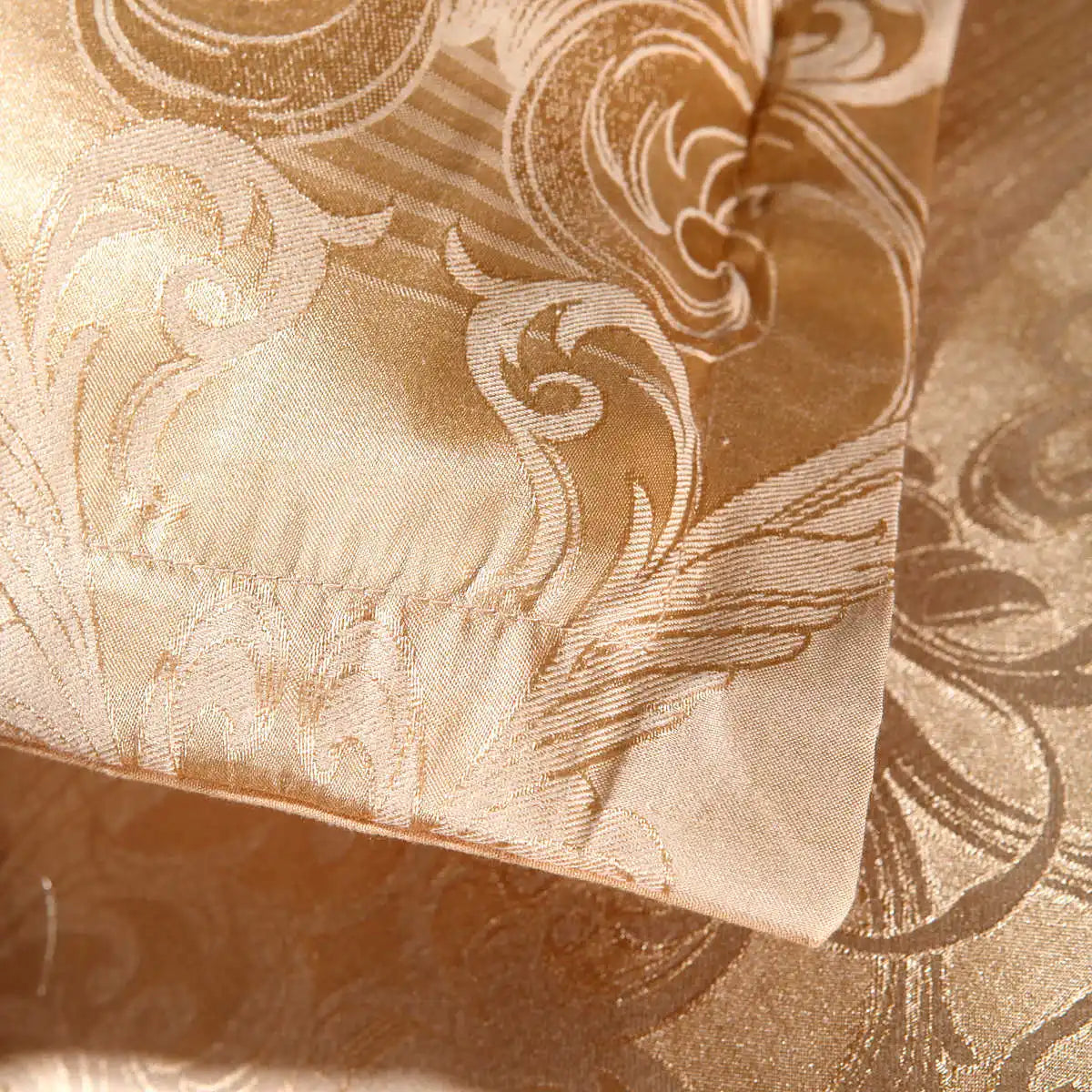 Floral Jacquard Satin Duvet Cover