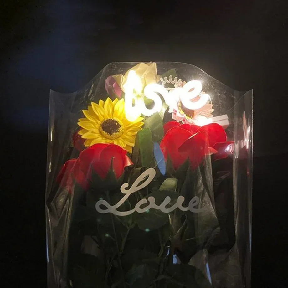 LED Love Luminous Lamp Romantic Confession Night Lights Happy Birthday Wedding Valentine Decoration Lamp Festive Party Supplies