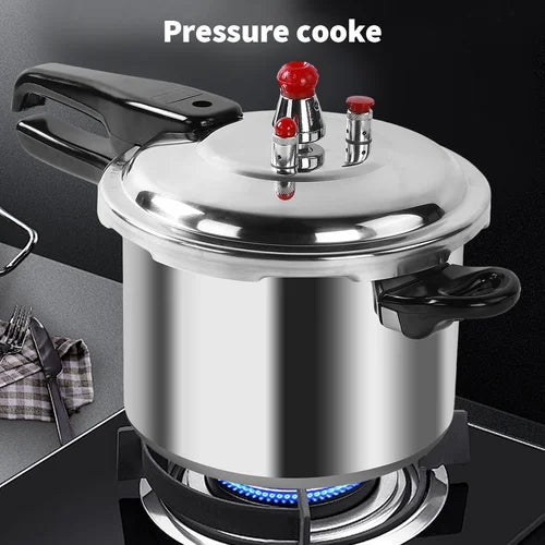 3/5/7/9 Litre Home Dual Handle aluminum Pressure Cooker Kitchen Catering Cookware UK