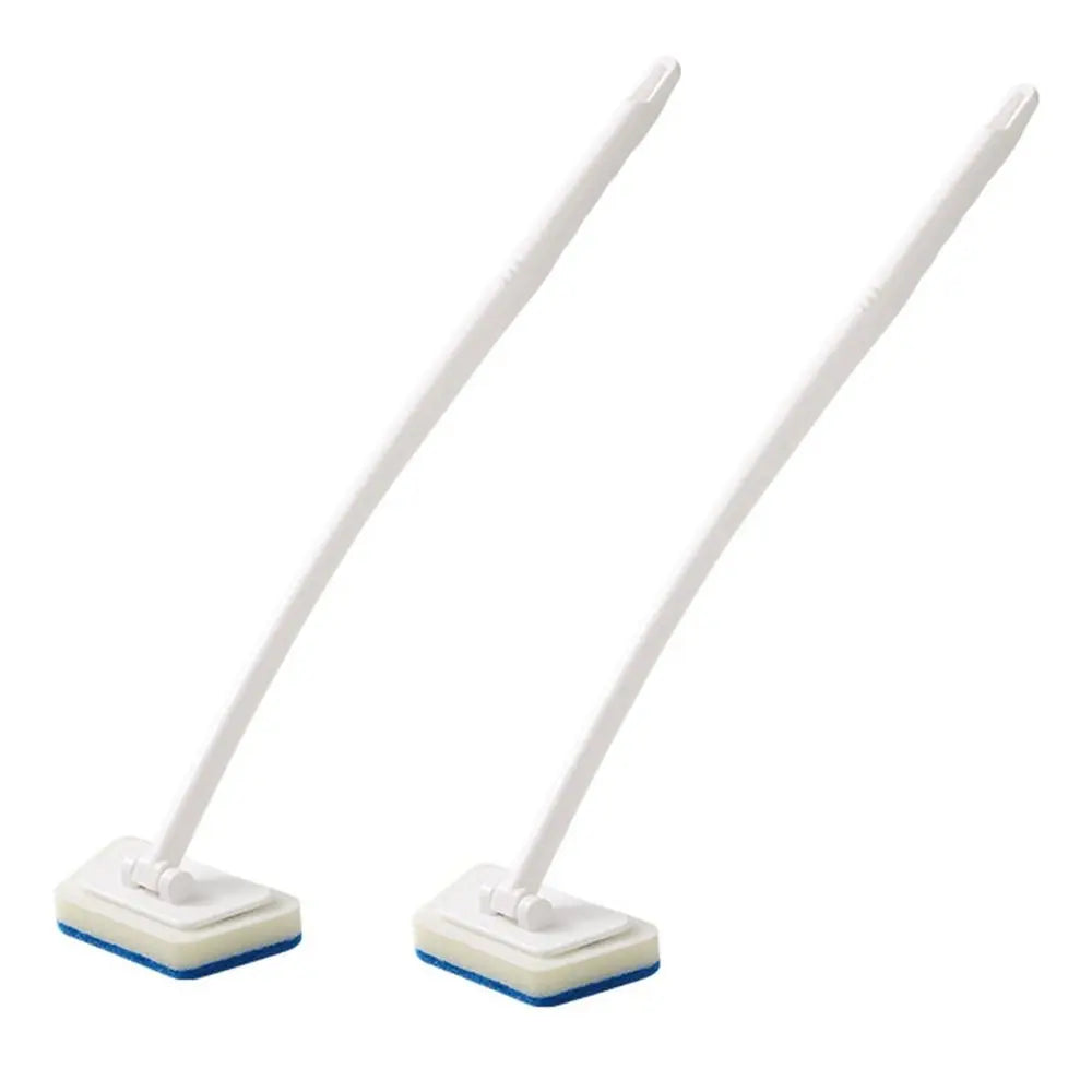 Multi-Functional Bathroom Wall Brush Long Handle Household Floor Bathtub Brushes Ceramic Tile Sponge Cleaning Brush Removable