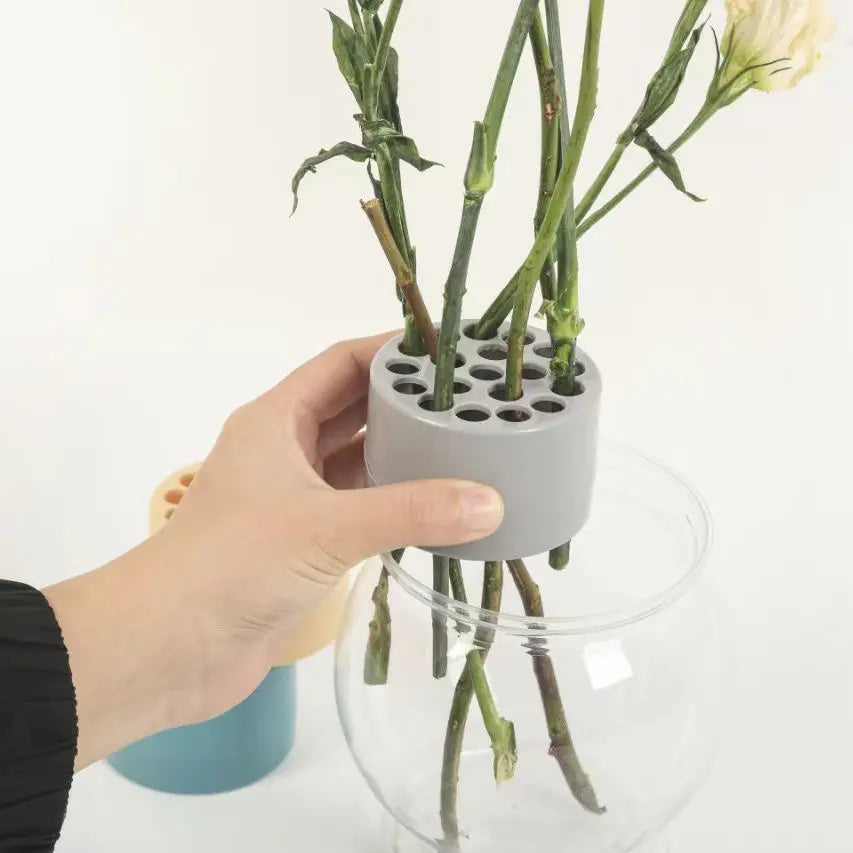2 PCS Spiral Stem Holder Plastic Spiral Flower Arrangement Stem Holder DIY Bouquet Floral Arranger for Vase Flower Arrangement