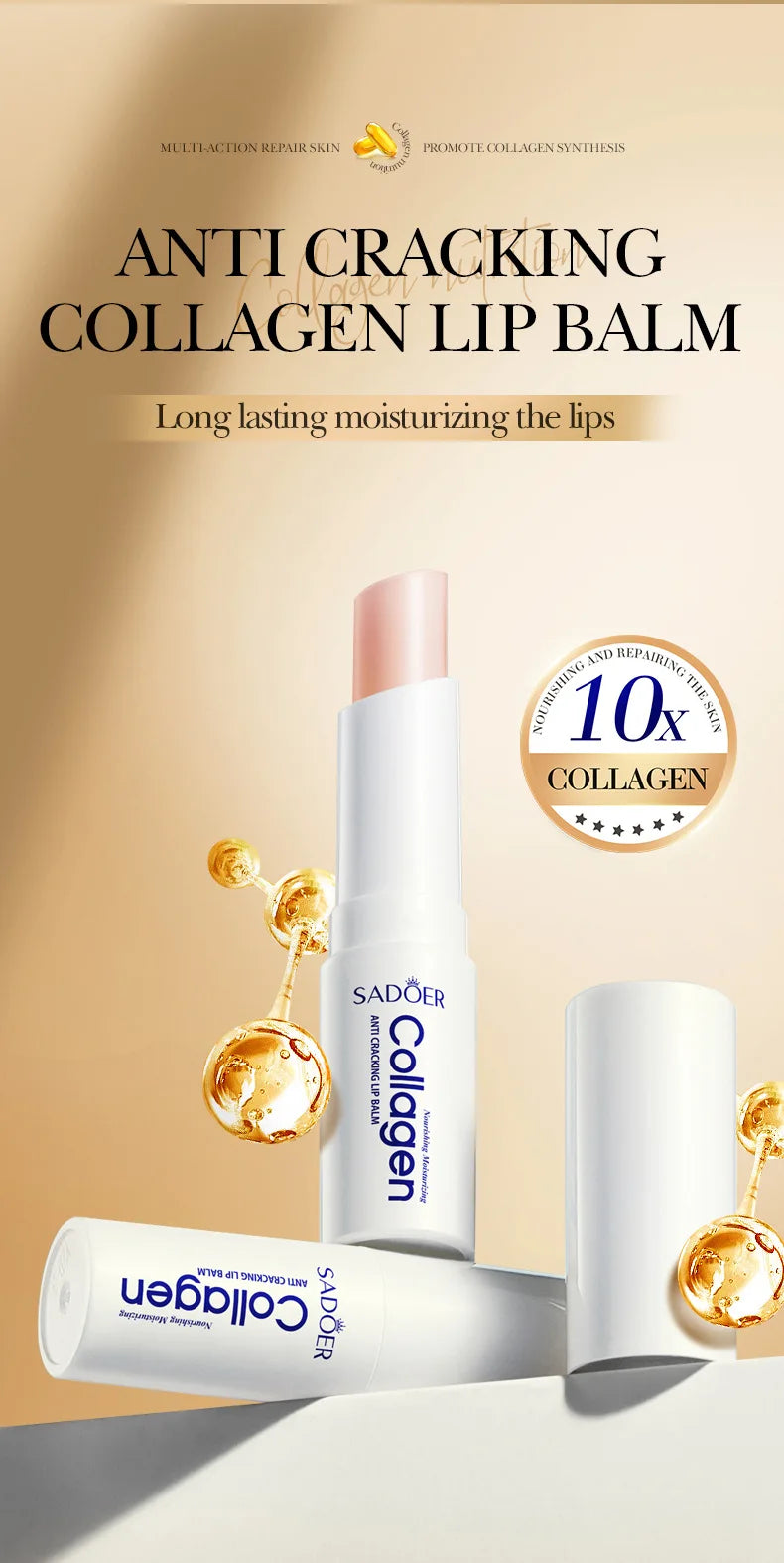 SADOER Collagen Moisturising Lip Balm