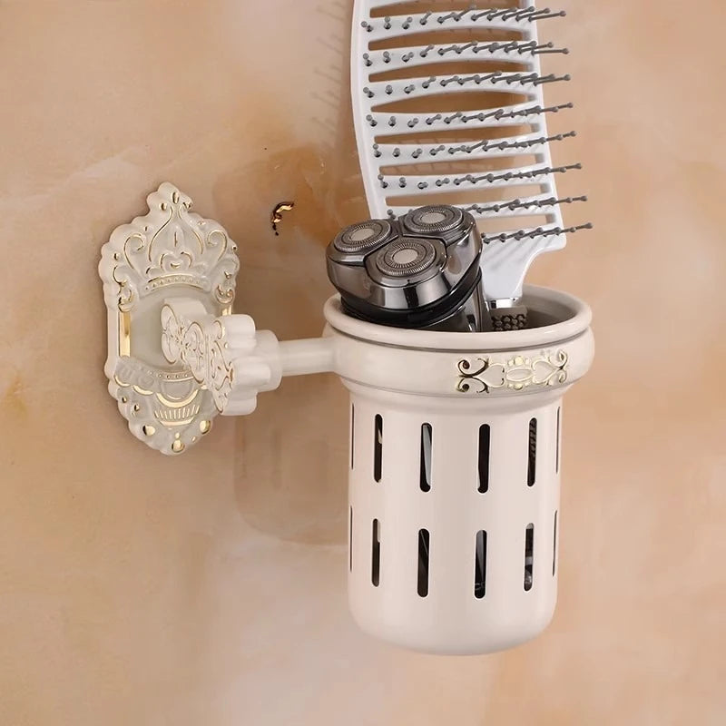 Bathroom Shelves Toilet Storage Basket European Antique Electric Shaver Comb Bathroom Supplies Storage Rack Bathroom Accessories