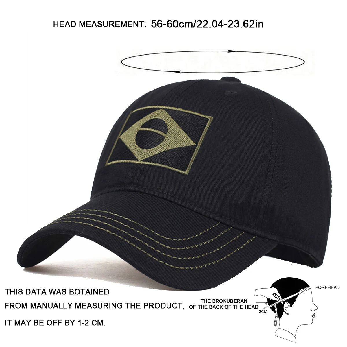 Brazil Flag Baseball Cap
