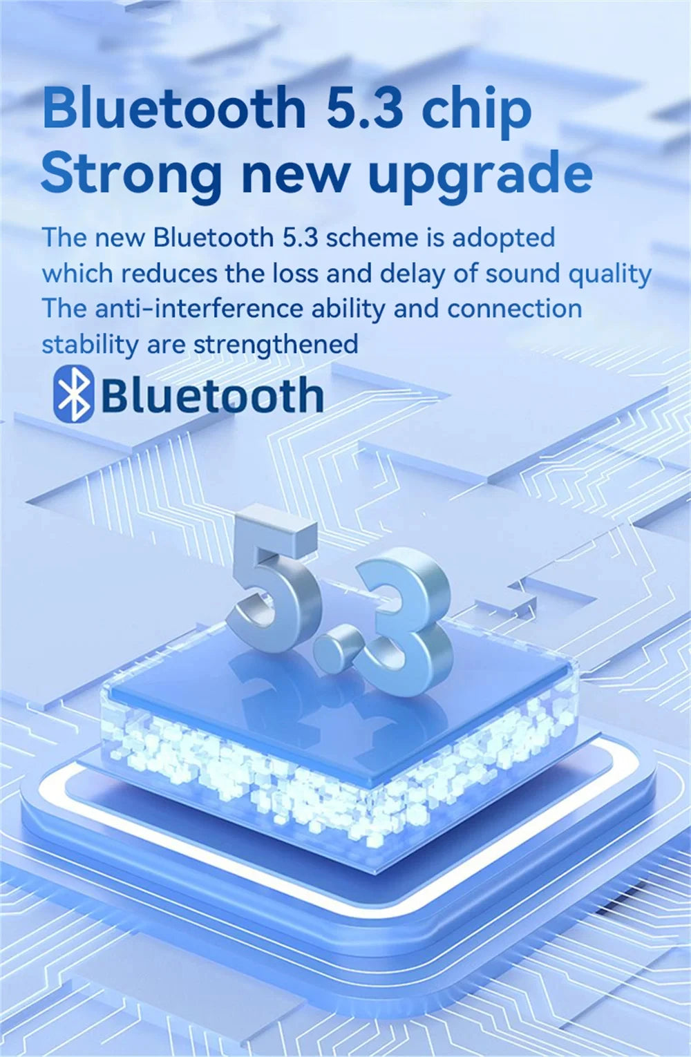 Lenovo Wireless Bluetooth 5.3 Earbuds TWS Hi-Fi High-Quality Sports Earbuds Extra-Long Standby Time Large Battery Capacity