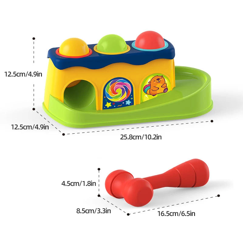 Children’s Interactive Ground Mouse Puzzle Toy – Tapping, Sound-Making, and Parent-Child Play