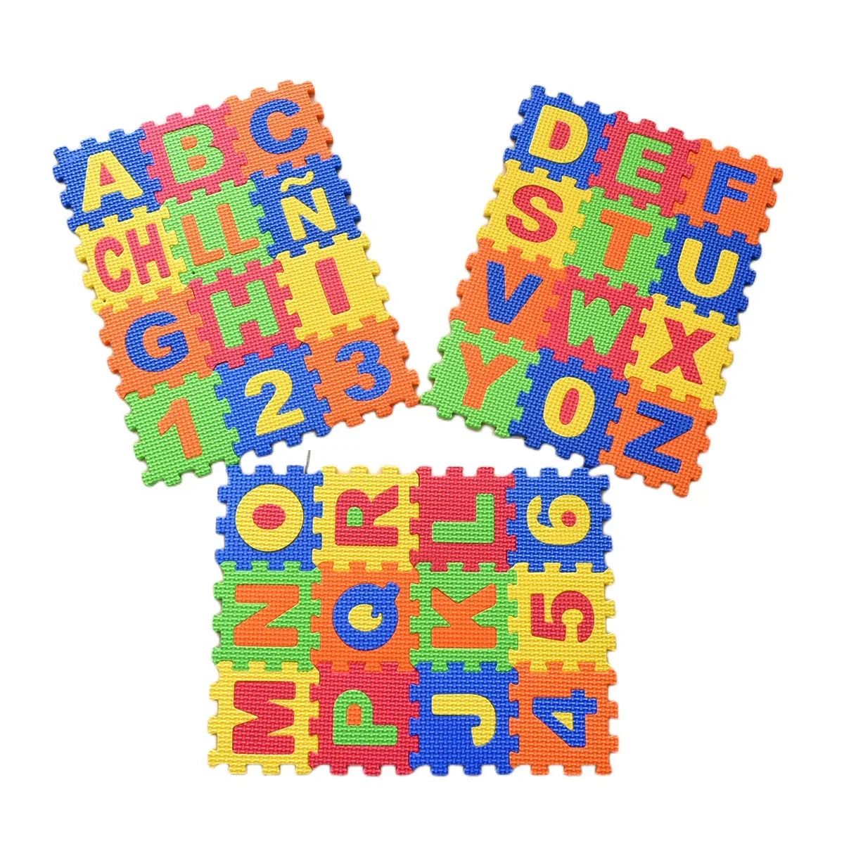 Play Mats 36pcs 9cm Number Alphabet Puzzle Foam Maths Educational Toy Gift Floor Soft Cushion Carpet Baby Crawl Mat Jigsaw Toys