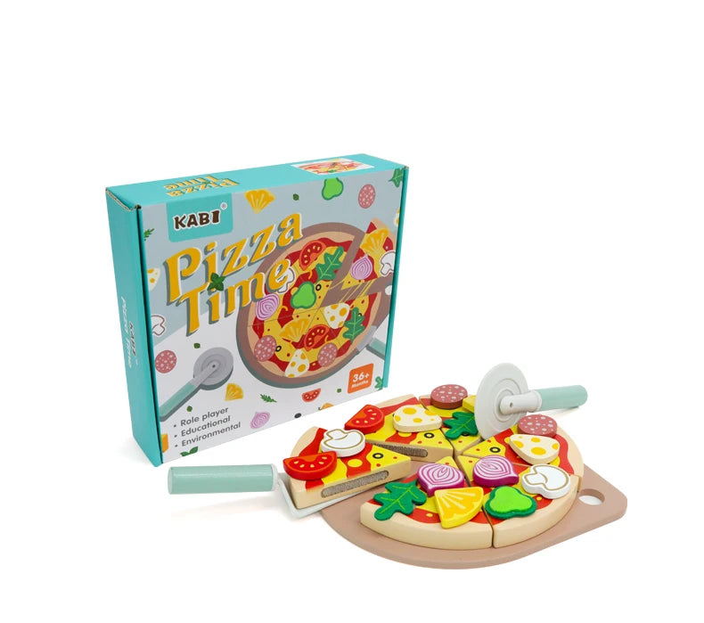 Wooden Kitchen Toys Pretend Toys Cutting Cake Play Set Food Kids Toys Montessori Tea Party Learning Educational Toys For Gifts