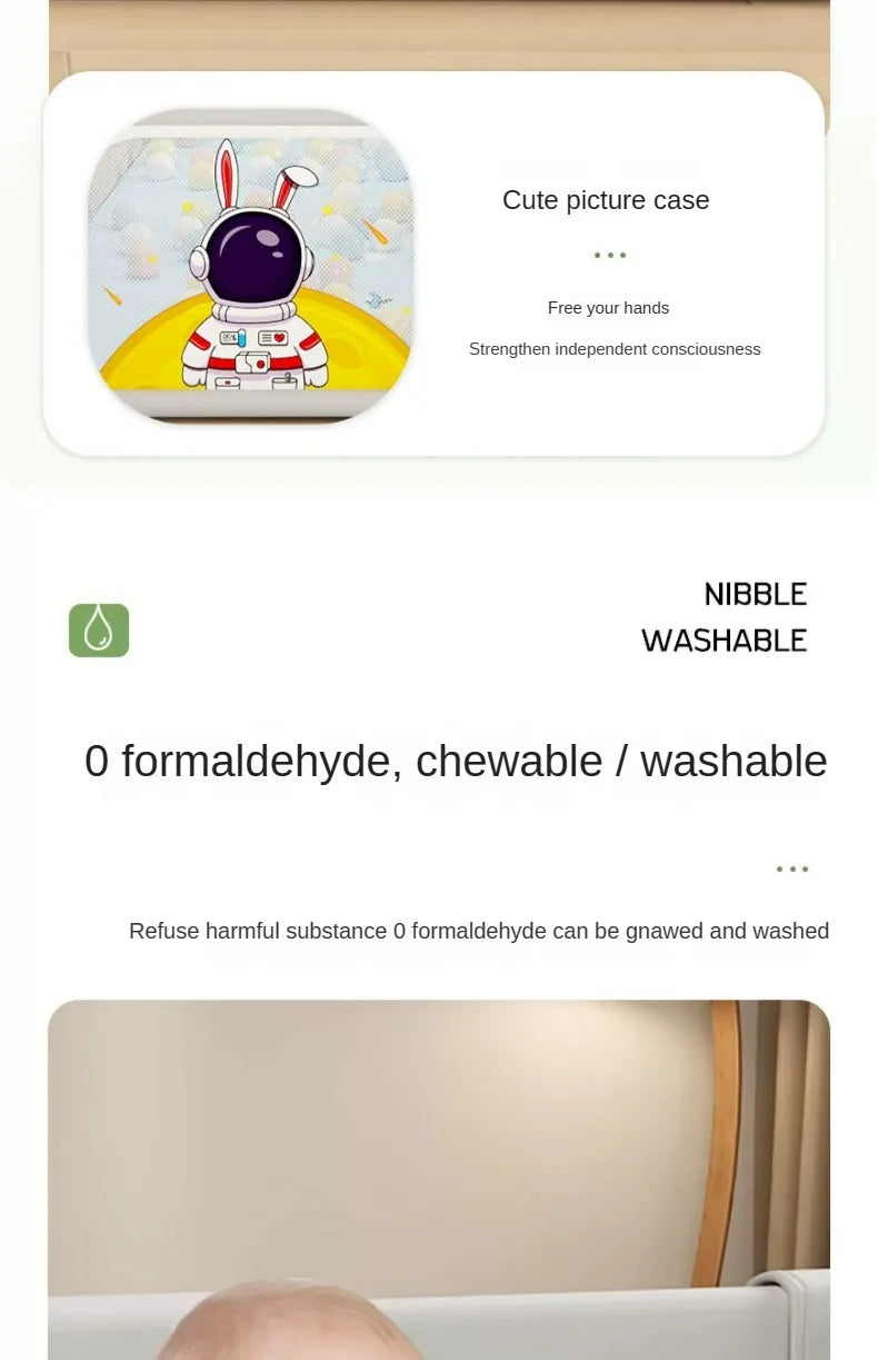 Baby Play Playpen Washable Baby Guardrail Indoor Children's Household Crawling Protective Mat Sponge To Prevent Bumps