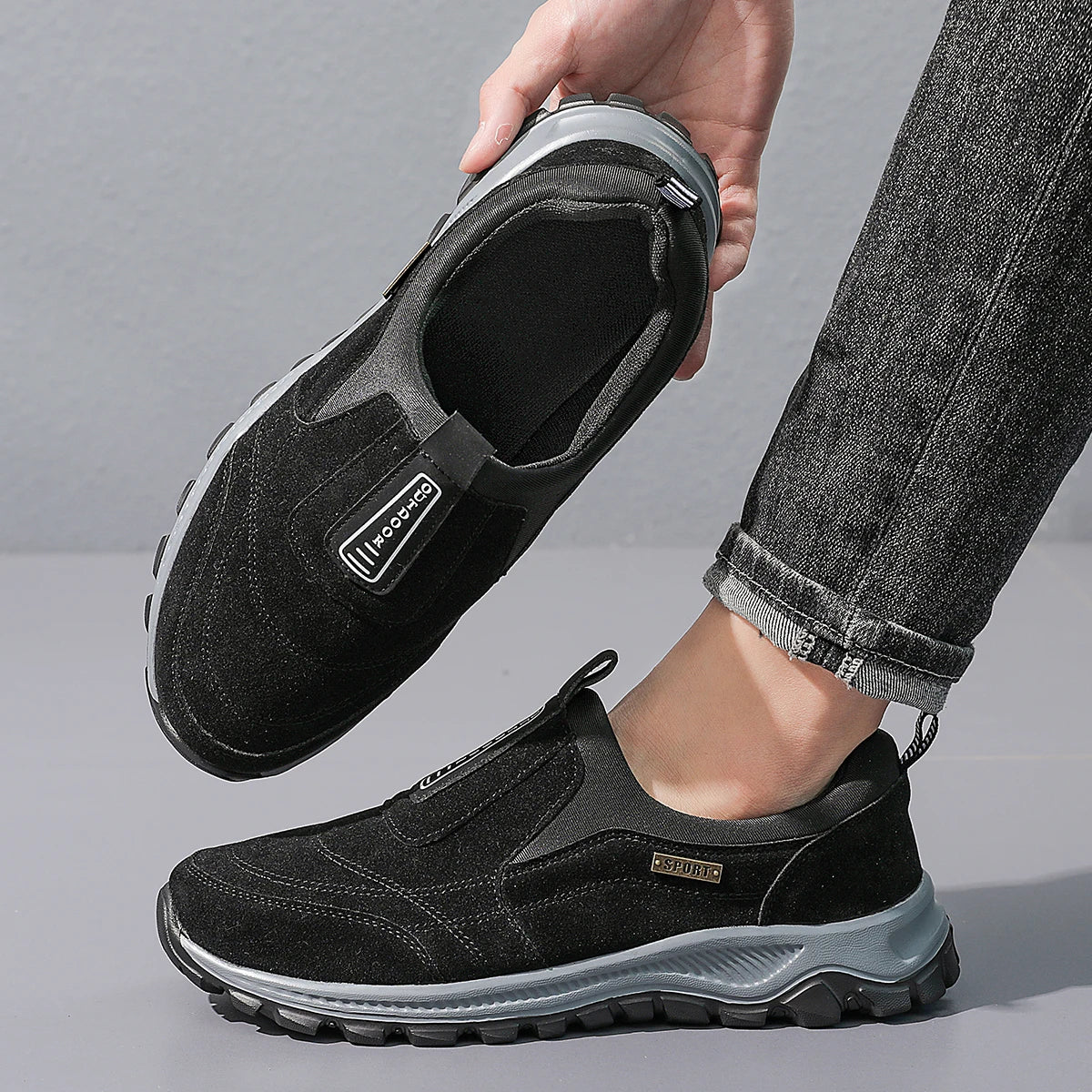 MAEDEF Classic Fashion Men's High Quality Running Shoes Breathable Soft Comfortable Casual Anti-slip Outdoor Walking Sport Shoes