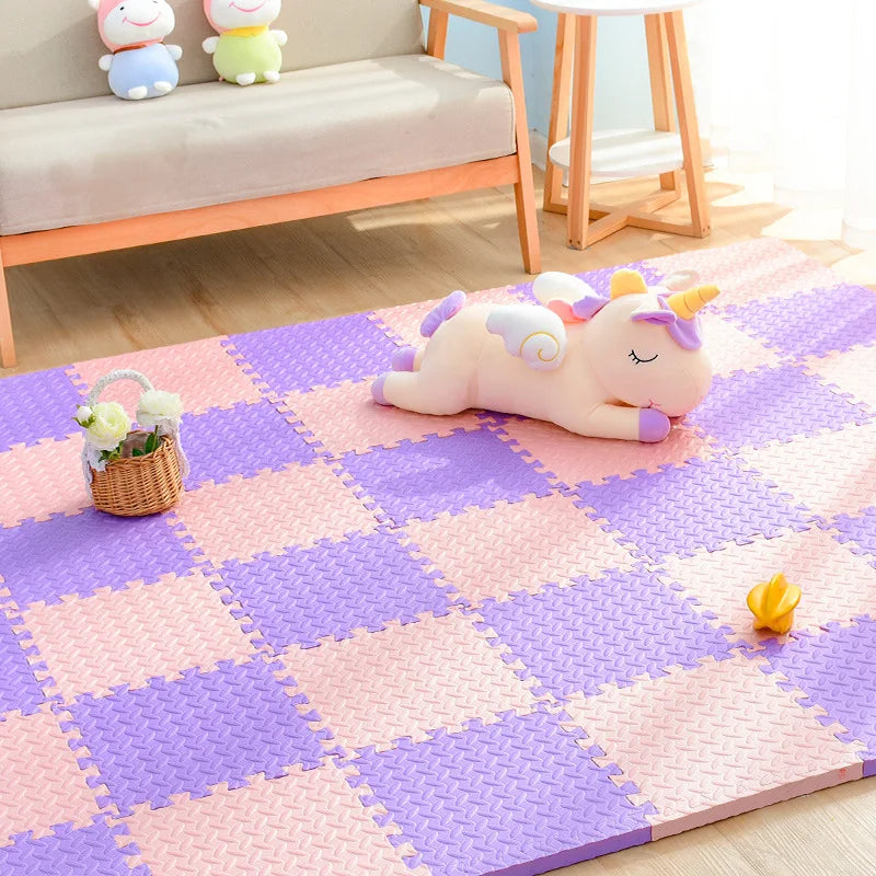 Baby Play Mat EVA Foam Interlocking Anti-Slip Sports Rug Family Children's Room Game Puzzle Carpet Anti-fall Carpet Baby Toys