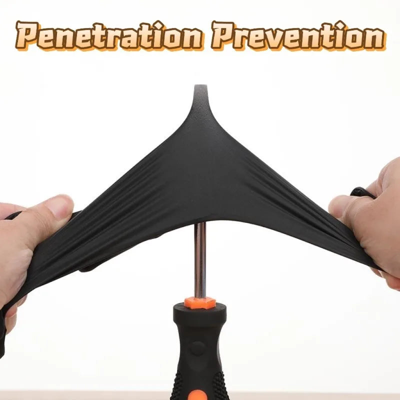 XL Black Disposable Gloves – Latex-Free PVC for Washing, Housework, Gardening, Pet Care, Cooking, and Industrial Use"