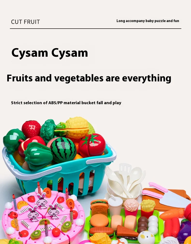 DIY Fruit Cutting  Fruits And Vegetables Toys