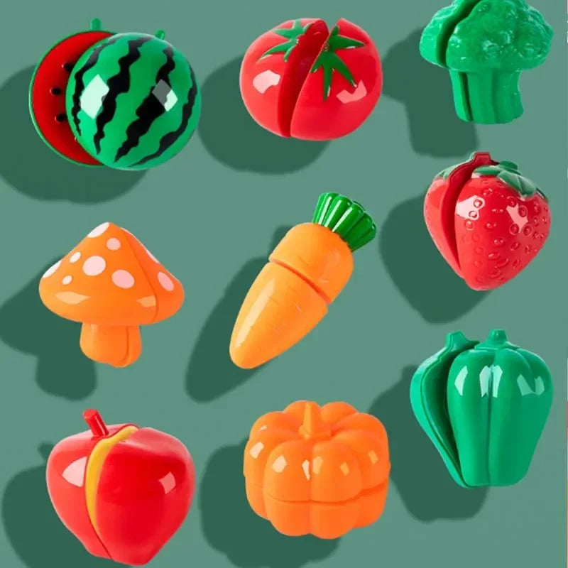 Kitchen Toys Cutting Fruit And Vegetable Food Kits