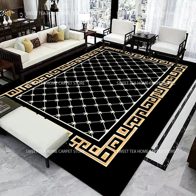 Nordic Light Luxury Living Room Rugs Modern Simplicity Style Bedroom Carpet Room Decor Non-slip Floor Mats Big Size 200x300