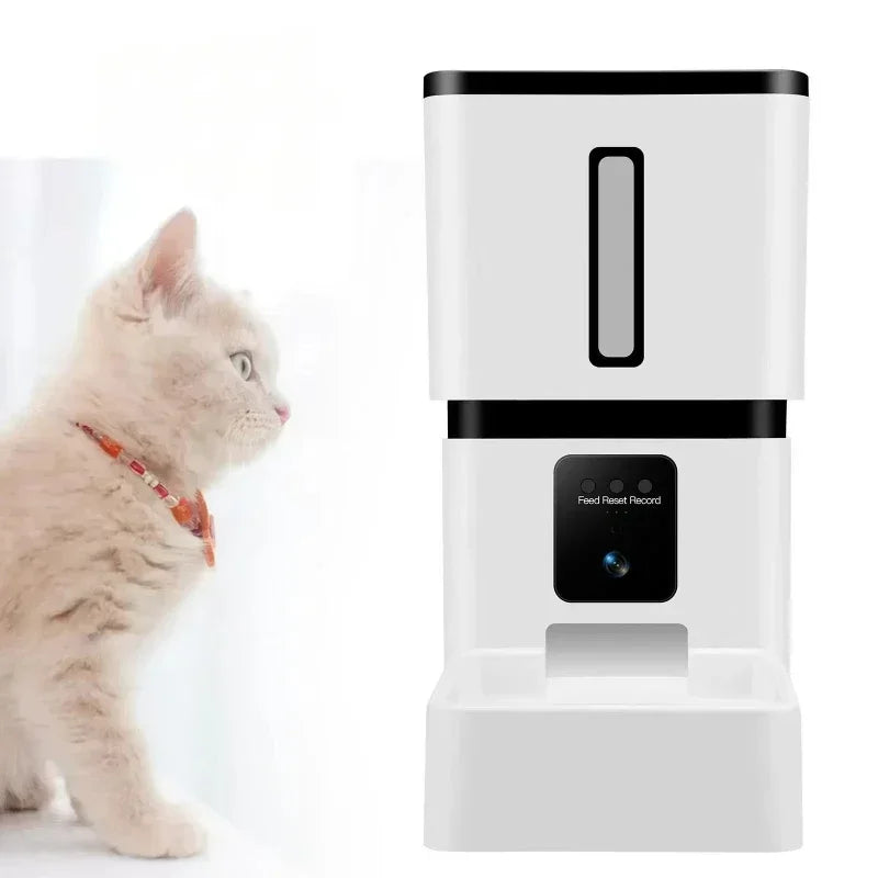 Intelligent Pet Feeder Timing and Quantitative Automatic Pet Feeder 7.5L Large Capacity Video Surveillance Available