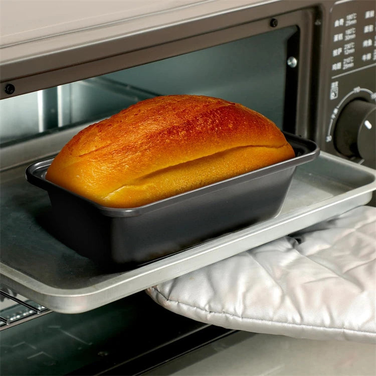 1 Piece Rectangle Loaf Pan Nonstick Carbon Steel Baking Bread Pan Kitchen Baking Tin Oblong Bread and Meat Bakeware YY121