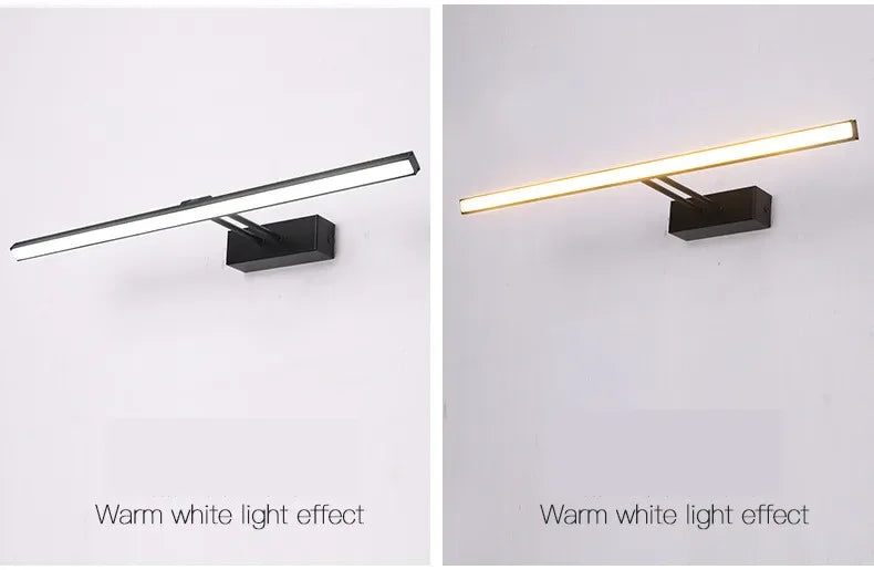 Bath mirrors bathroom vanity waterproof led light mirror lamp for makeup mirrors with lights Led Mirror Light Wall Sconces