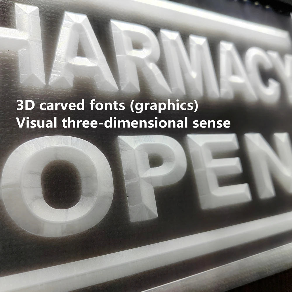 Custom LED 3D Carving Neon Sign
