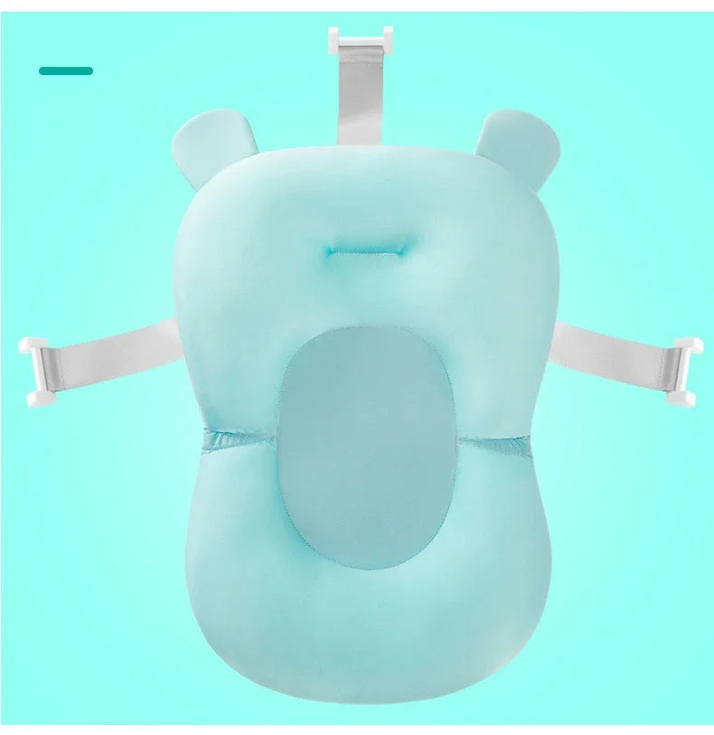 Baby Bath Seat Support Mat Shower Safety Tub Pad Newborn Bathtub Recliner Infant Anti-Slip Soft Comfort Body Cushion Baby Stuff