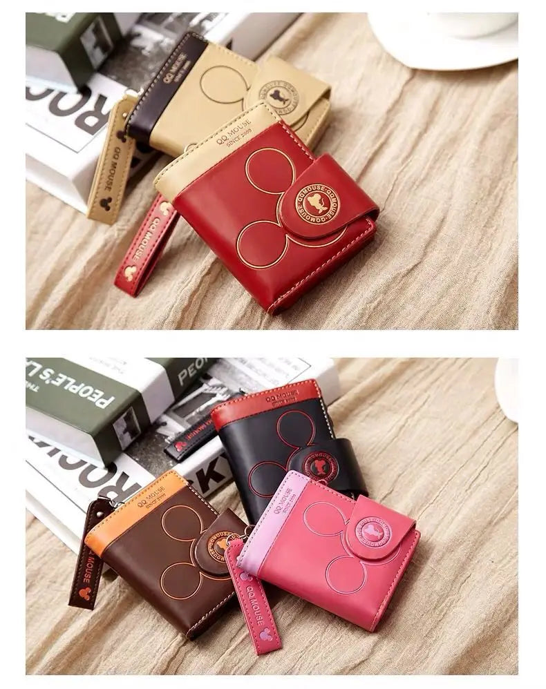 Women's Korean PU Leather Explosion-Style Short Wallet
