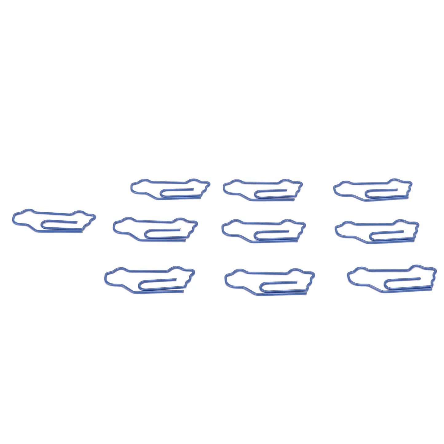 100PCS Shaped Paper Clips Car Shape Metal Cute  Light Portable Clips for Document File Classification  Clips