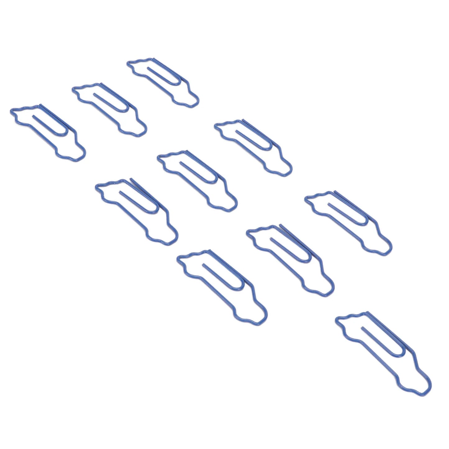100PCS Shaped Paper Clips Car Shape Metal Cute  Light Portable Clips for Document File Classification  Clips