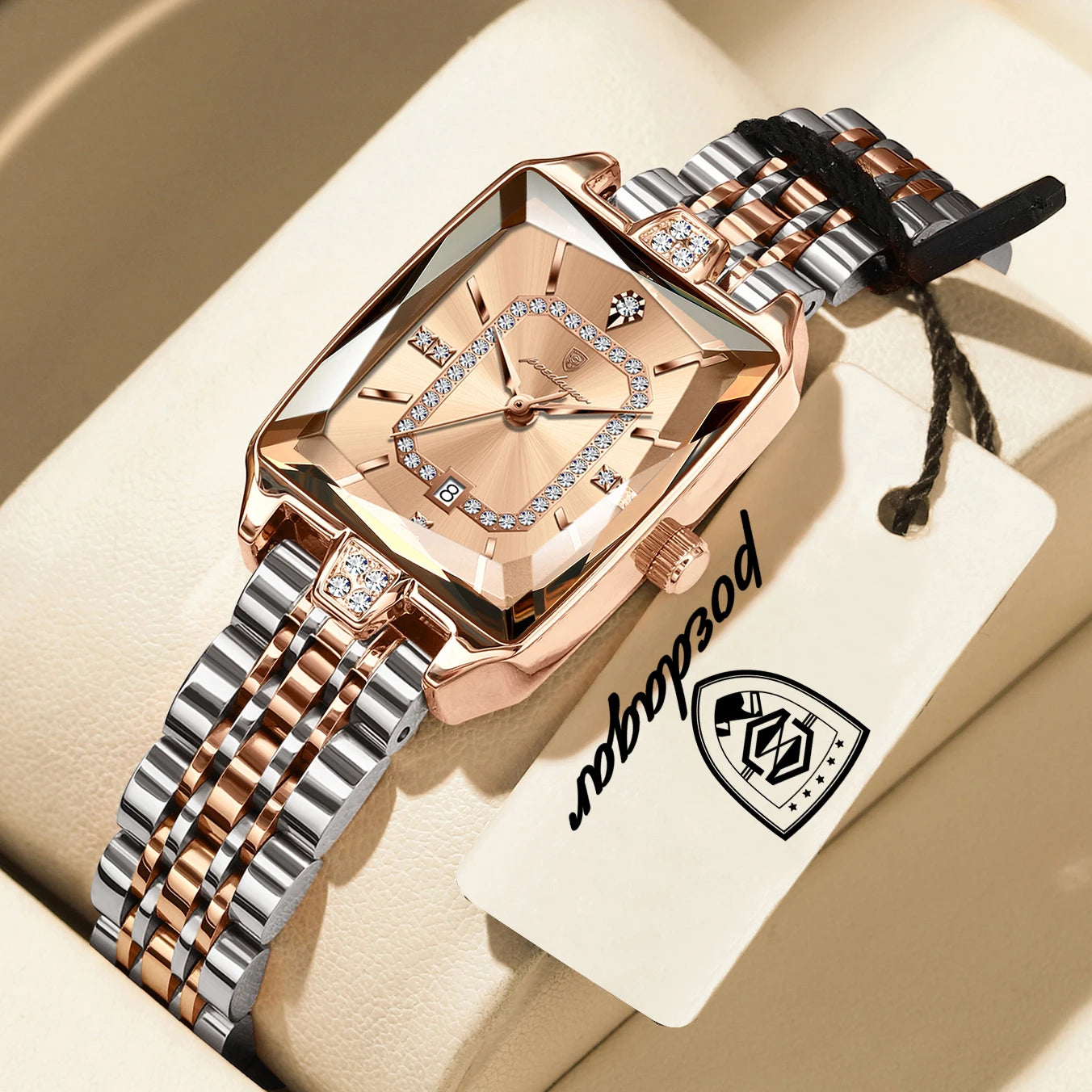POEDAGAR Elegant Exquisite Woman Watch Waterproof Stainless Steel Date Original Fashion Ladies Wristwatch Women's Quartz Watches