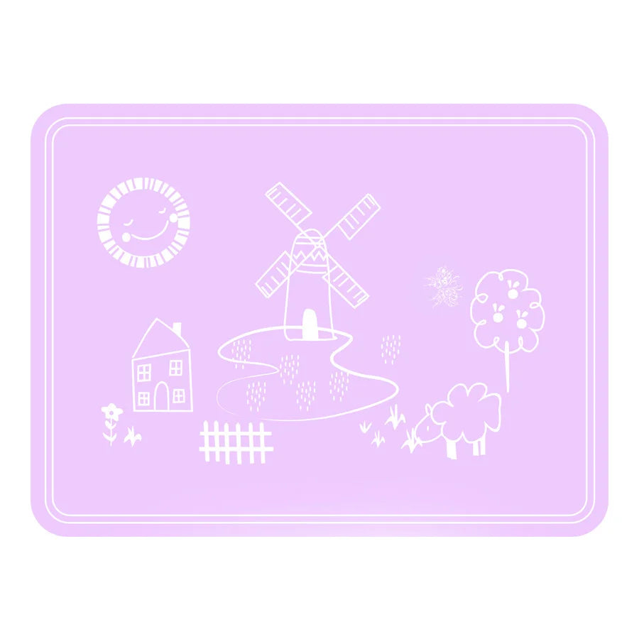 Placemats for Kids, Silicone Placemat Baby, Waterproof Heat Resistant Non-slip Kitchen Table Dining Mat, Portable Easy to Clean