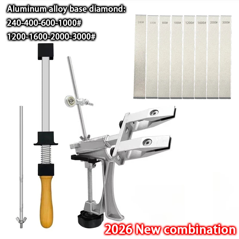 Professional Knife Sharpener Aluminum alloy Fixed Angle Sharpener Diamond Stone Whetstone Kitchen Tools Sharpen Machine Knives