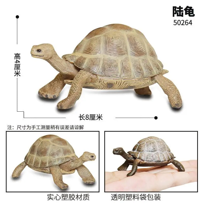 Realistic Plastic Animal Models Toys for Boys Tiger Panda Turtle Scorpion Educational Cognitive Playthings Static Dolls