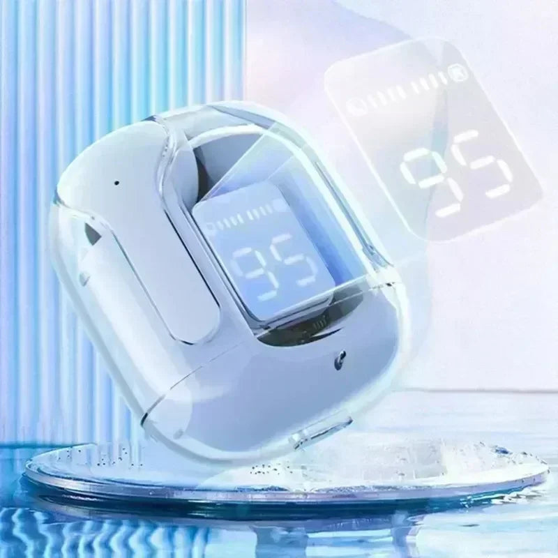 TWS LED 150mAh Power Digital Display Headset Wireless Headphones Power Digital Display Stereo Sound Earphones for Smartphones